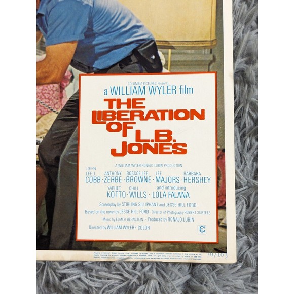 The Liberation of LB Jones 1970 Lobby Card Movie Poster Anthony‎ Zerbe Neo Noir - Picture 6 of 8